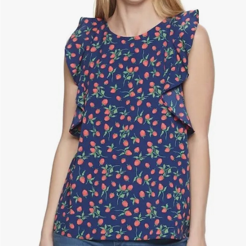 Juicy Couture Berry Print Blouse